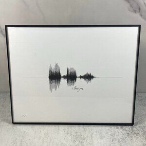 I Love You Soundwave 8x10 Contemporary Frame
